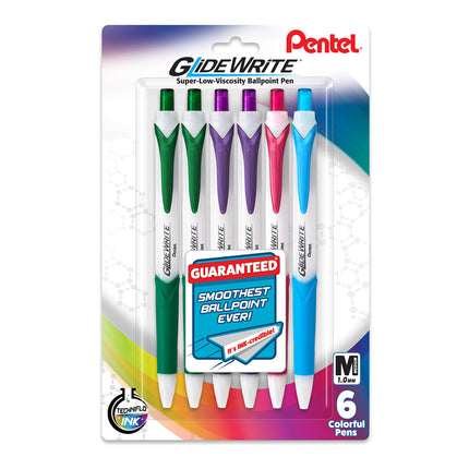 Pentel GlideWrite with TechniFlo Ink Ballpoint Pen
