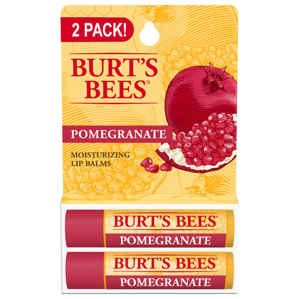 Burt's Bees 100% Natural Moisturizing Lip Balm, Po