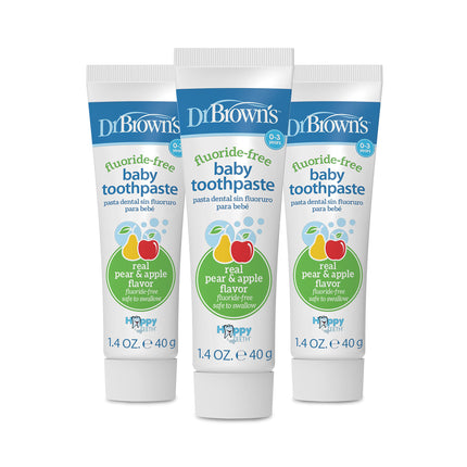 Dr. Brown's Fluoride Free Baby Toothpaste Safe Up