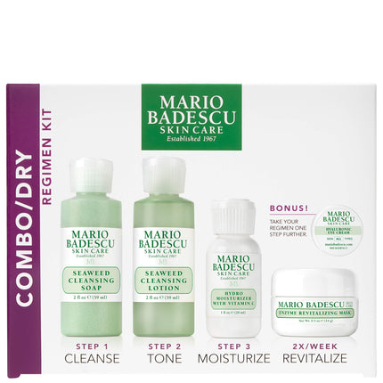 Mario Badescu Combo/Dry Regimen 5 Piece Kit, Skinc