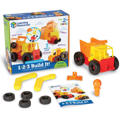 Learning Resources 1-2-3 Build It Construction Cre