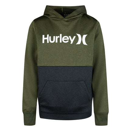 Hurley Boys' Solar Pullover Hoodie, Dark Beetroot