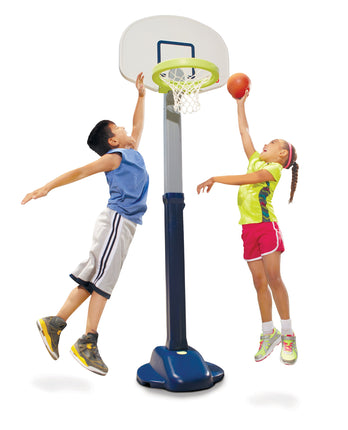 Little Tikes Adjust and Jam Pro Basketball Set, Bl