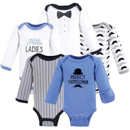 Hudson Baby baby-girls Cotton Preemie Bodysuits, P