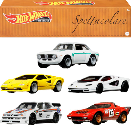 Hot Wheels Premium Car Culture Set of 5 Toy Cars i