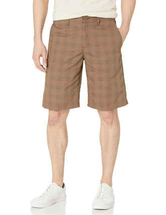 Dickies Men's Flex Regular Fit Plaid Flat Front 11