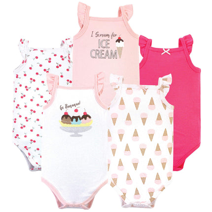 Hudson Baby Unisex Baby Cotton Sleeveless Bodysuit