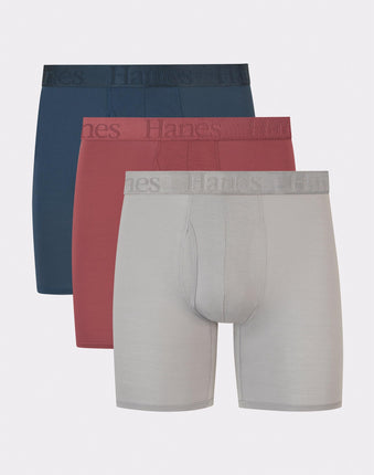 Hanes Ultimate Men's Originals Boxer Briefs, Super