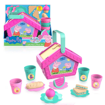 Peppa Pig Let's Have a Picnic Set, Travel Toy with