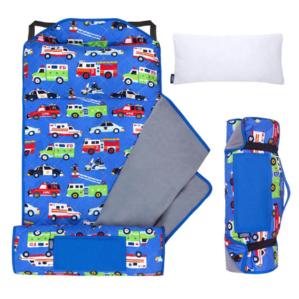 Wildkin Quilted Kids Nap Mat – Soft Microfiber wit