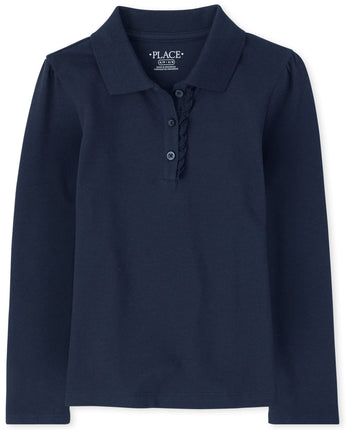 The Children's Place Big Girls' Uniform Long Sleev