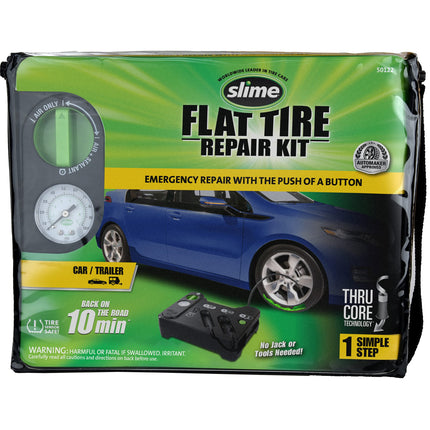 Slime 50122 Flat Tire Puncture Emergency Kit, Incl
