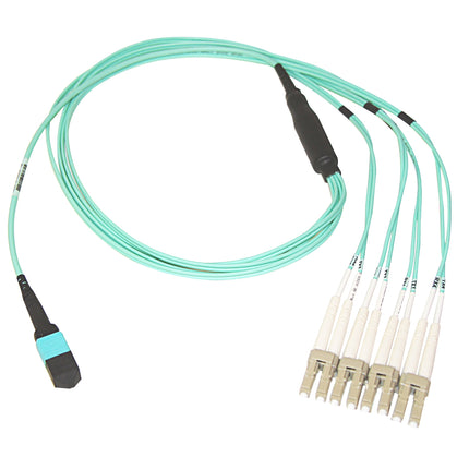 Belkin OM3 MTP - 4x LC, 2m - fiber optic cables (2