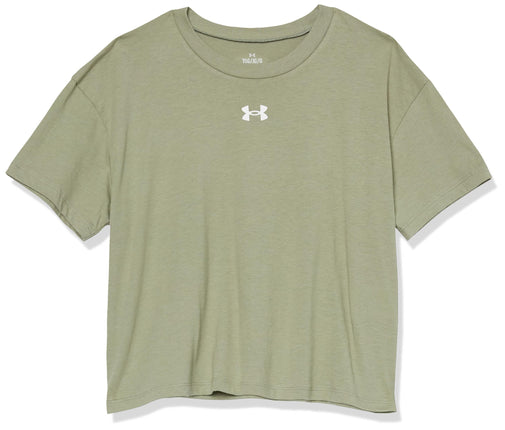 Under Armour Girl's Crop Sportstyle Logo Short Sle