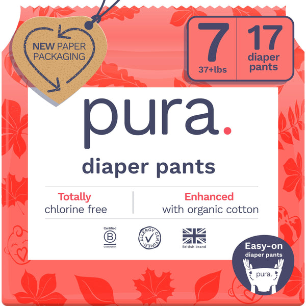 Pura Hypoallergenic Diaper Pants Size 7 (37+ lbs)