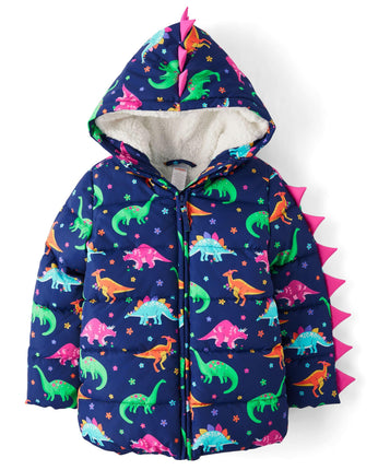 Gymboree Girls And Toddler Puffer Jacket, Night Di