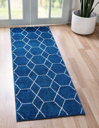 Unique Loom Trellis Frieze Collection Lattice Moro