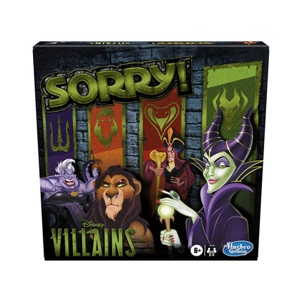 Sorry! Board Game: Disney Villains Edition Kids Ga
