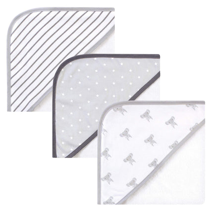 Hudson Baby Unisex Baby Cotton Rich Hooded Towels,