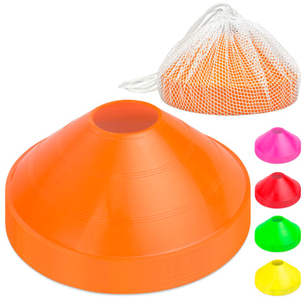 GoSports Sports Training Cone 20 Pack with Tote Ba
