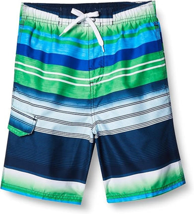 Kanu Surf Boys' Big Victor Stripe Quick Dry Beach