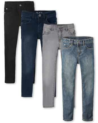 The Children's Place Boys' Multipack Basic Stretch