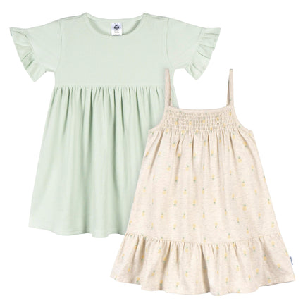 Gerber girls Toddler Short-sleeve and Sleeveless D