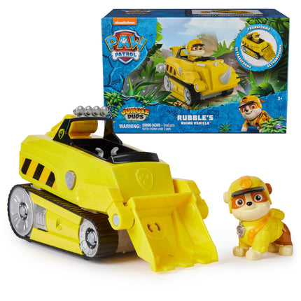 PAW Patrol Jungle Pups, Rubble Rhino Vehicle, Toy