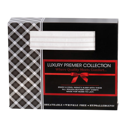 Elegant Comfort Luxurious Microfiber GIFT BOX 4-Pi