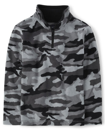 The Children's Place Boys' Warm Fleece Quarter Zip