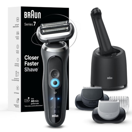Braun Electric Shaver for Men, Series 7 7177cc, We