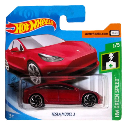 2019 HW International Card Red Tesla Model 3 174/2