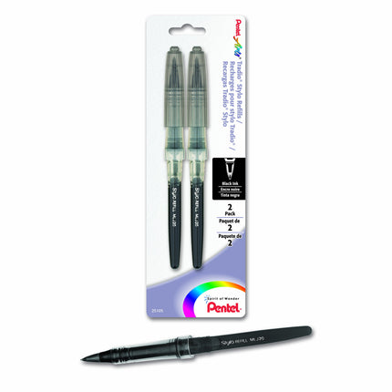 Pentel Arts Tradio Stylo Sketch Pen Refill, Black