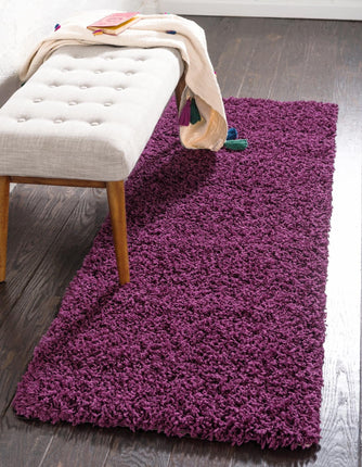 Unique Loom Solo Solid Shag Collection Modern Plus