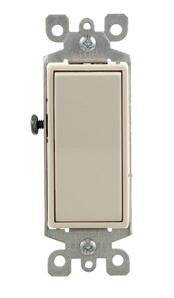 Leviton 5601-2TM 15 Amp, 120/277V, Decora Rocker S