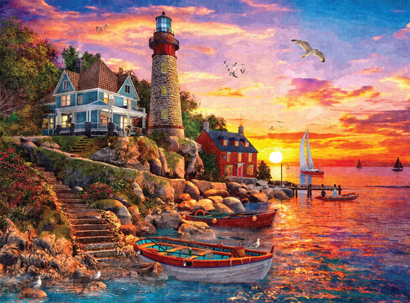 Buffalo Games - Dominic Davison - Sunset at Lighth