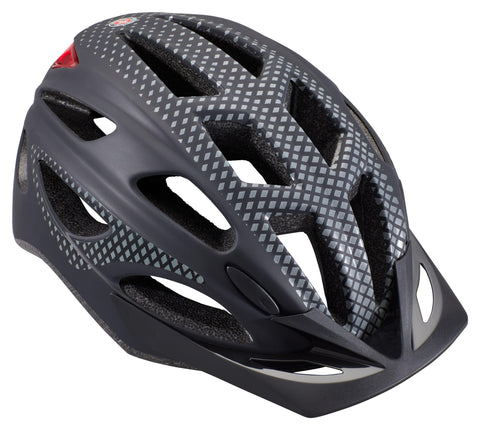 Schwinn Beam LED Lighted Adult Bike Helmet, Reflec