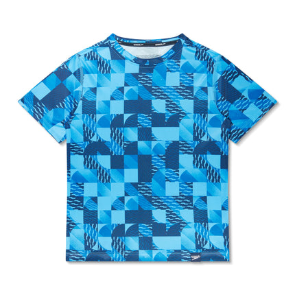 Speedo Boy's Uv Swim Shirt Short Sleeve Tee Graphi