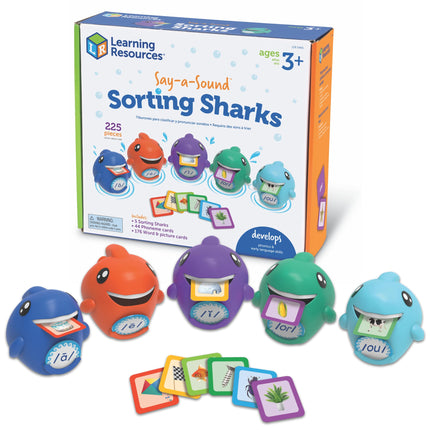 Learning Resources Say-a-Sound Sorting Sharks - Ph