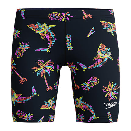 Speedo Boys' Swimsuit Jammer Begin to Swim Solid