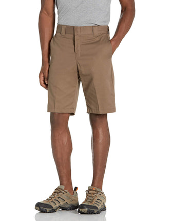 Dickies Mens Relaxed Fit Work Shorts, Mushroom, 30