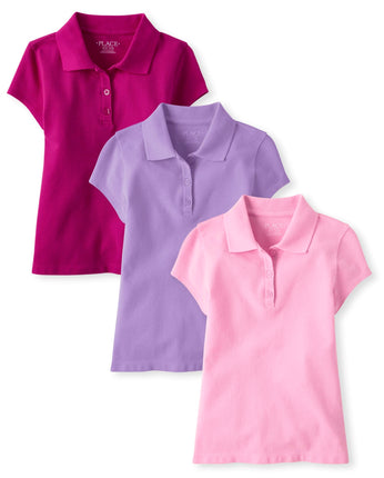 The Children's Place Girls' Multipack Short Sleeve