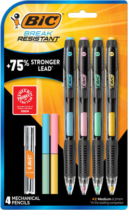 Bic Break-Resistant Mechanical Pencils with Eraser