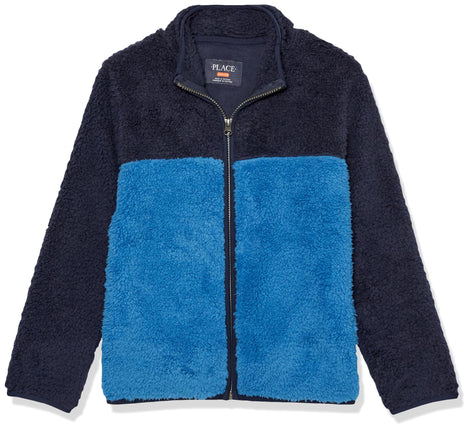 The Children's Place Boys' Long Sleeve, Sherpa Lin
