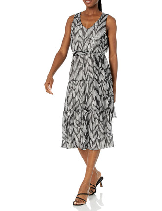 NINE WEST Women's Faith, Black/White, X-Large