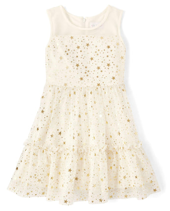 The Children's Place Girls' Sleeveless Dressy Dres