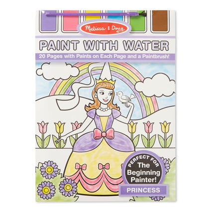 Paint with Water - Princess: Activity Books - Colo