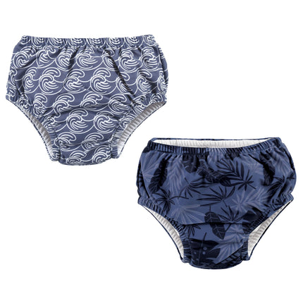 Hudson Baby Unisex Baby Swim Diapers, Tropical, 18