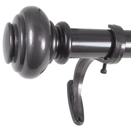 Decopolitan 1-Inch Urn Single Window Treatment Rod