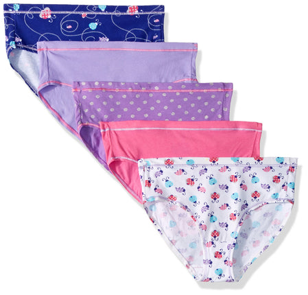 Hanes Ultimate Girls' 5-Pack Cotton Stretch Brief